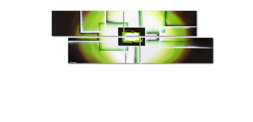Das XXL Wandbild Green Spirit 245x80cm