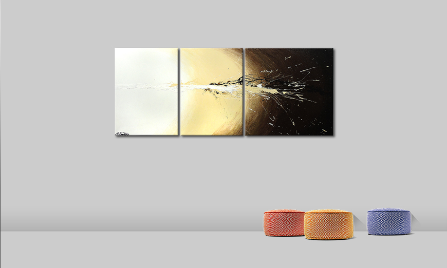 Das Wandbild Exploded Light 170x70cm
