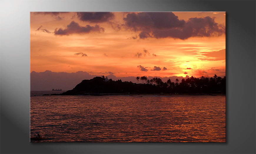 Das-Leinwandbild-Srilanka-Sundown-von-George-Moringa