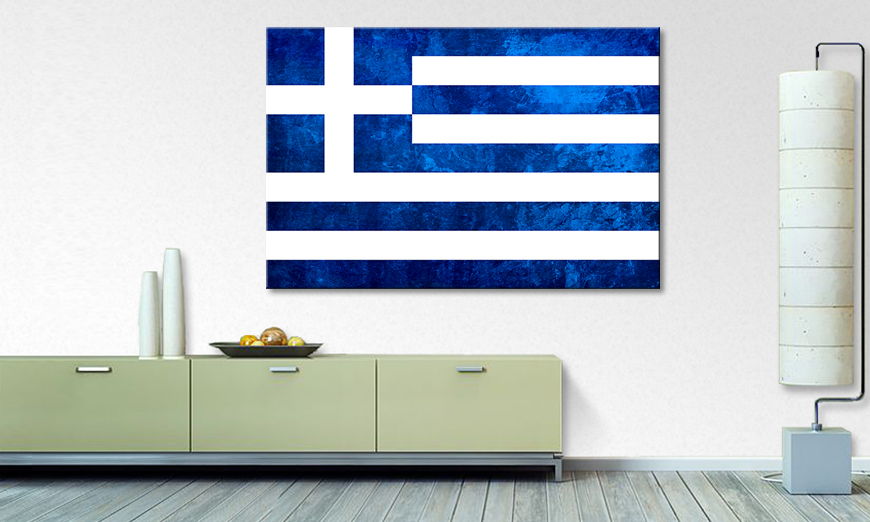 Das gedruckte Bild Griechenland