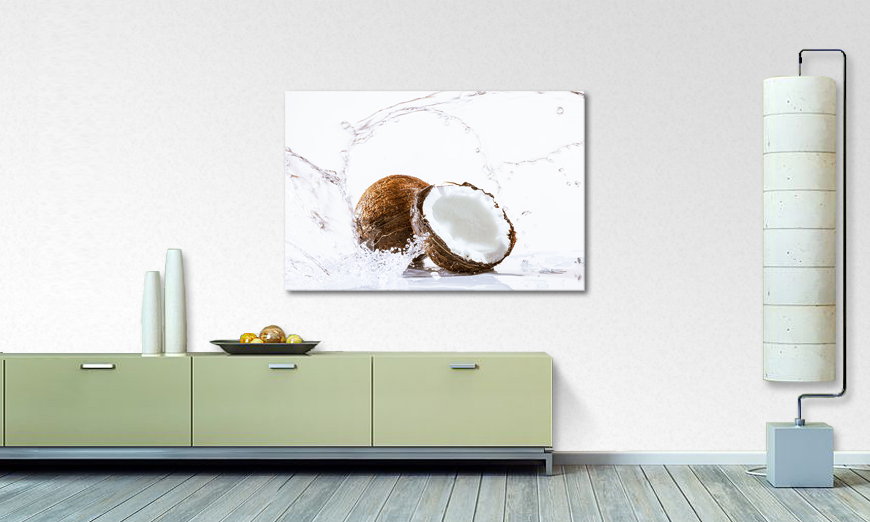 Das moderne Wandbild Coconut
