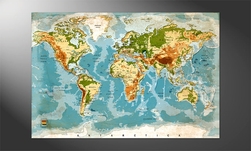 Die-Welt-als-Poster-Used-Worldmap