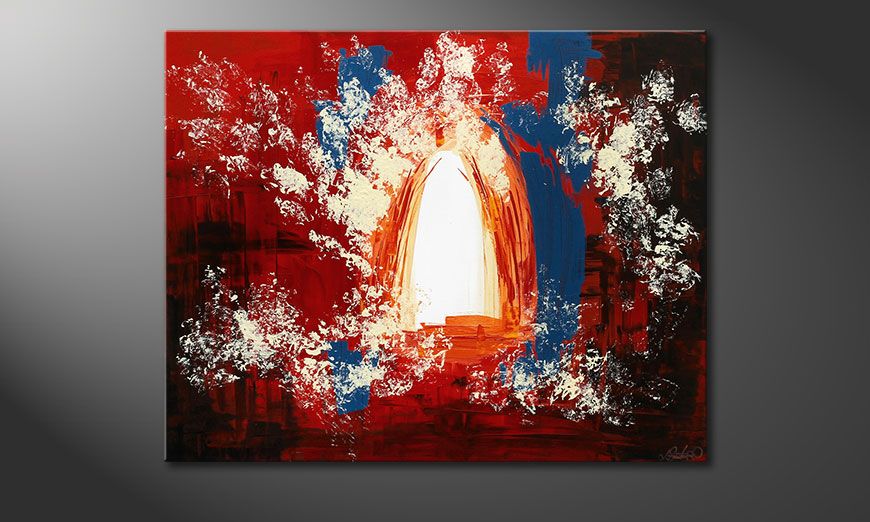 Enlightened Gate 100x80x2cm Gemälde