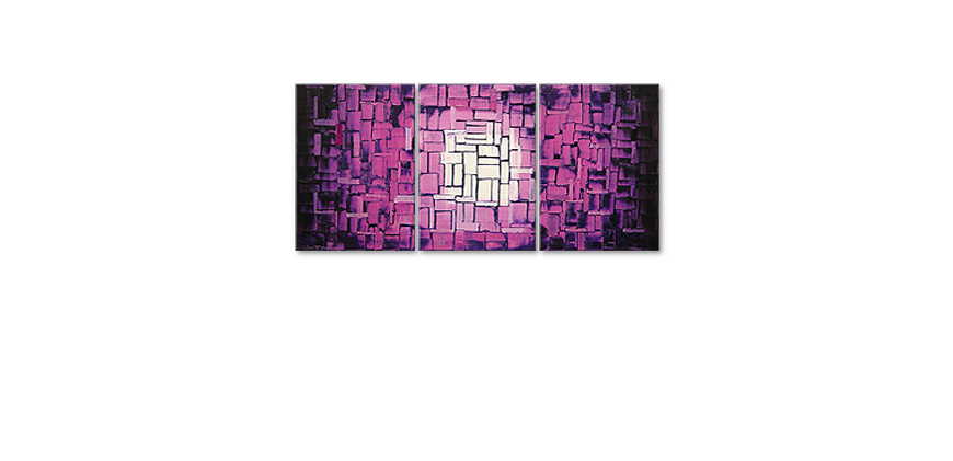Das Wandbild Purple Afterglow 150x70cm