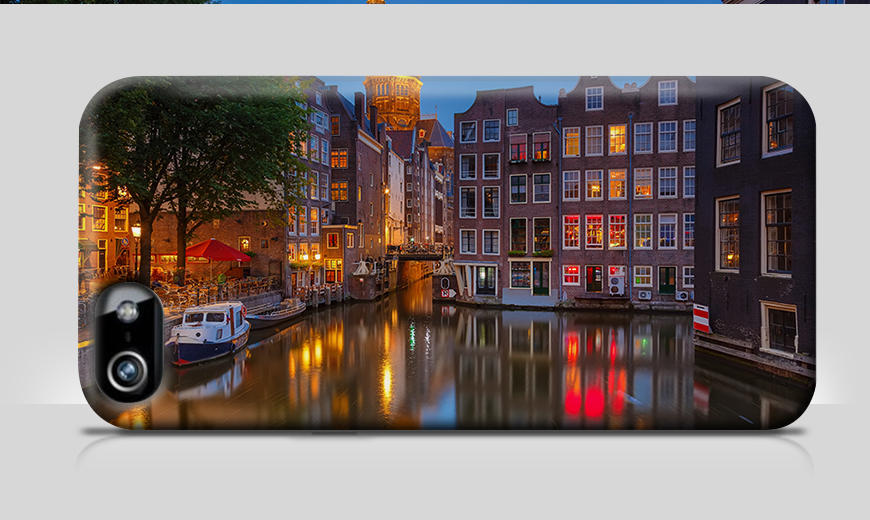 Die Handyhülle Canal In Amsterdam