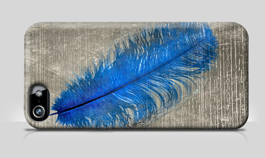 Ihr neues Phonecase Feather In Blue