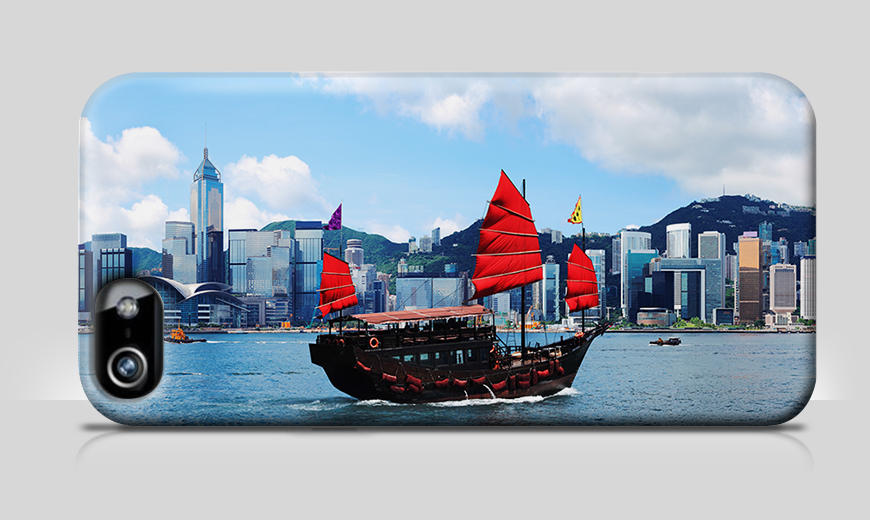 Modernes Phonecase Hongkong Boat