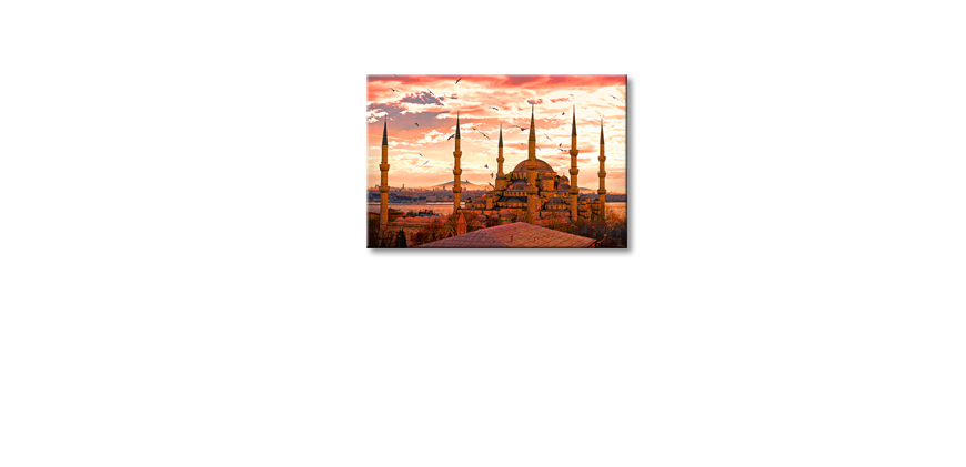 Das-Leinwandbild-Blue-Mosque-90x60-cm