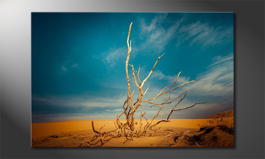Das Leinwandbild Desert Landscape