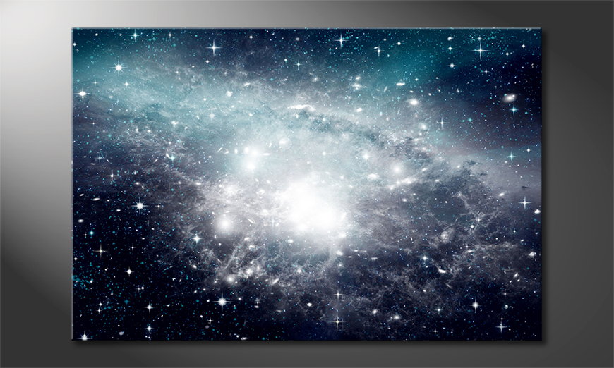 Das Leinwandbild Galaxy