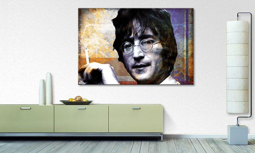 Das Leinwandbild John Lennon 120x80 cm