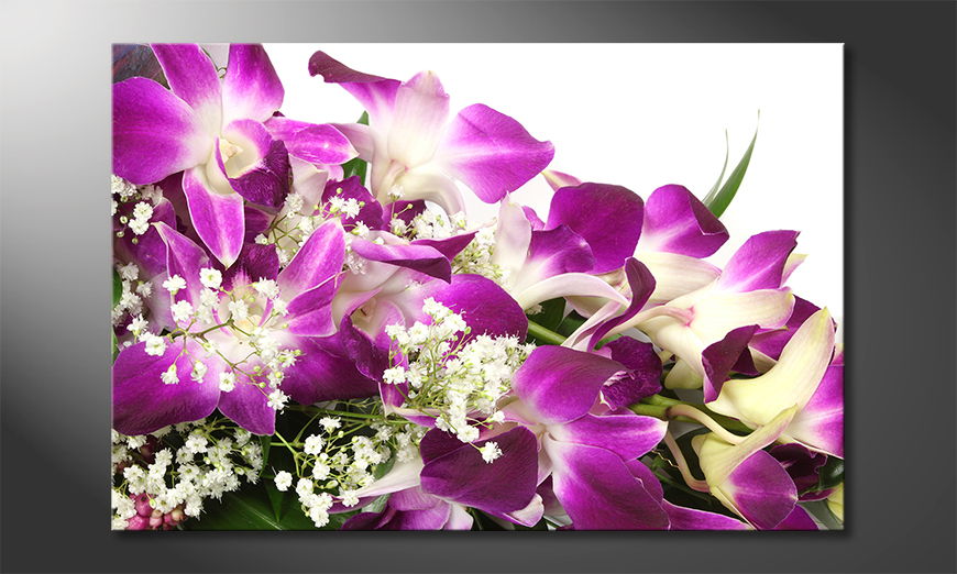Das-Leinwandbild-Orchid-Blossom-120x80-cm