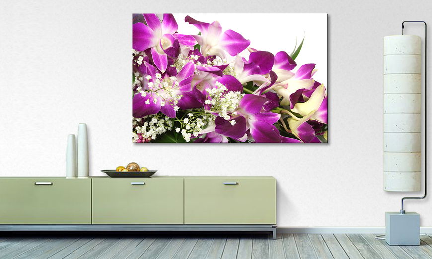 Das Leinwandbild Orchid Blossom 120x80 cm
