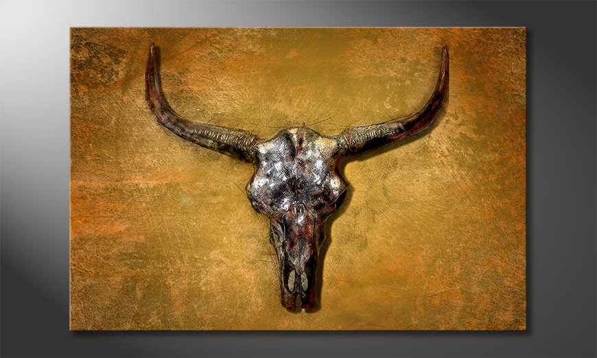 Das-Leinwandbild-Texas-Buffalo