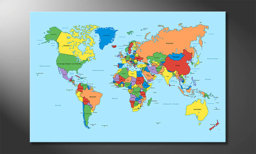 Das-Leinwandbild-Worldmap-Classic