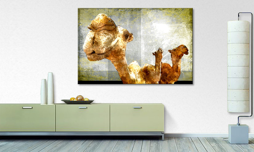 Das Wandbild Camel Gang