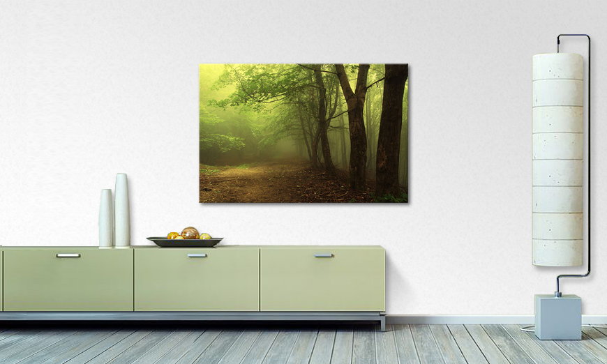 Das exklusive Bild Green Forest 120x80 cm