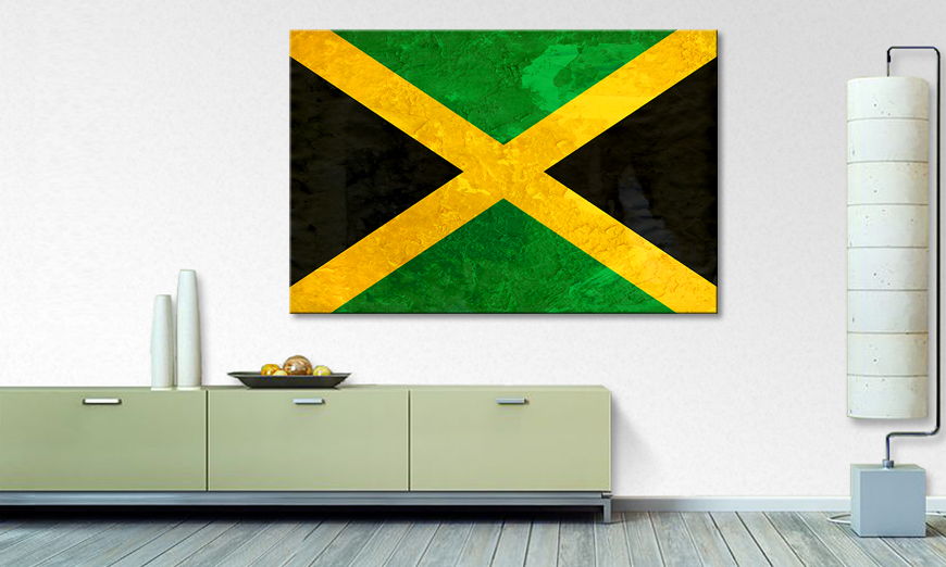 Das hochwertige Wandbild Jamaica