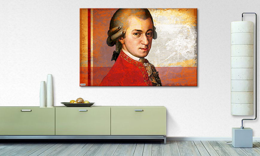 Das klasse Wandbild Mozart