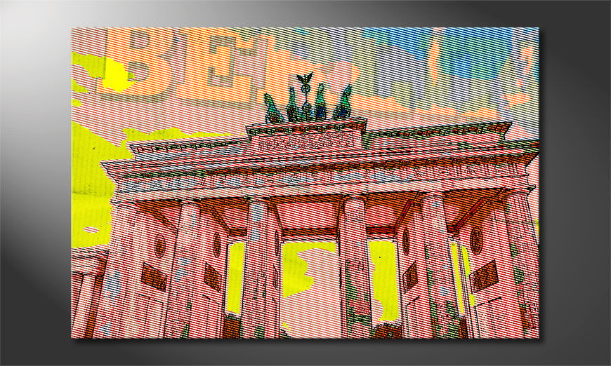 Das moderne Leinwandbild Berlin