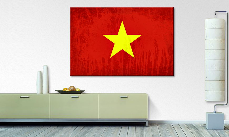 Das moderne Leinwandbild Vietnam