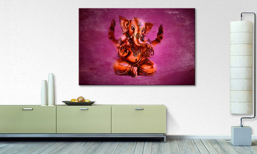 Das moderne Wandbild God Ganesha