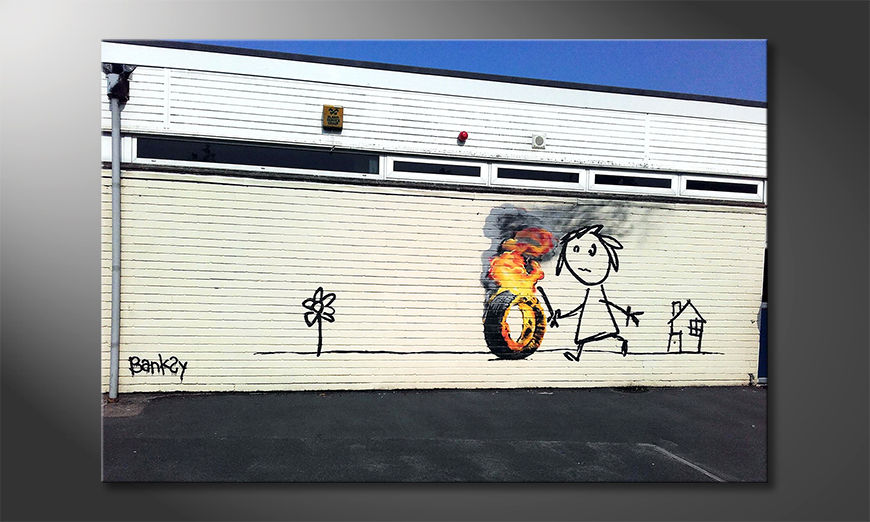 Das moderne Wandbild Play With Fire