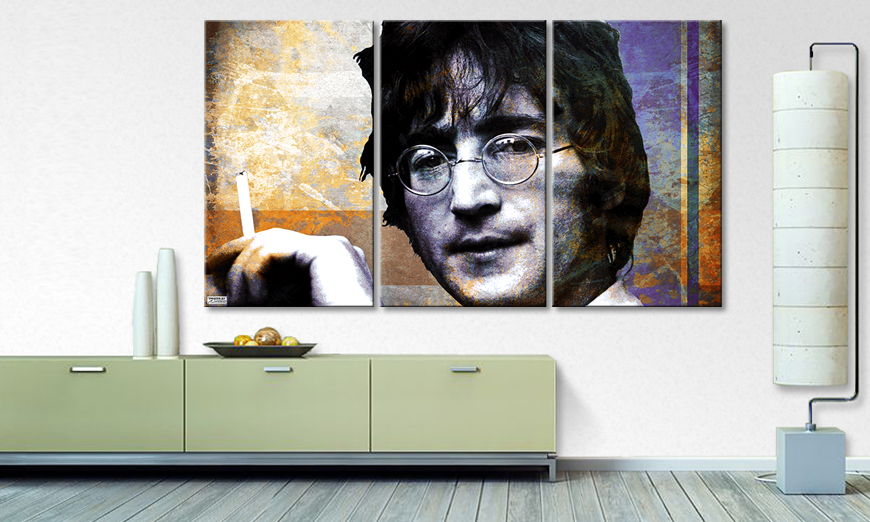 Ihr neues Leinwandbild John Lennon 180x100 cm