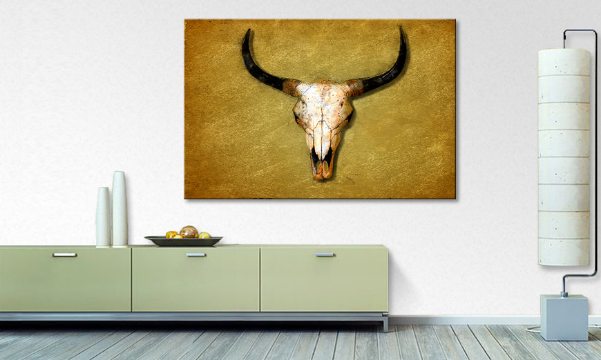 Moderne Wanddekoration The Bull