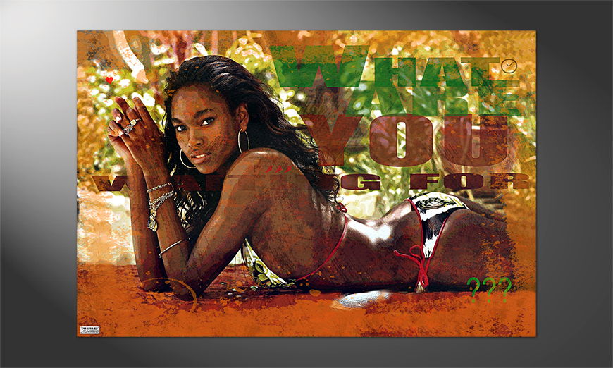 Erotisches Poster African Beauty