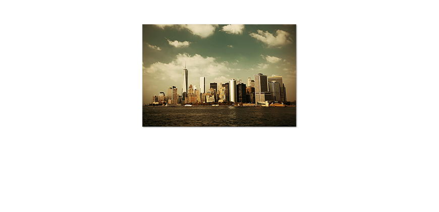 NY-als-Poster-Manhattan-Skyscrapers
