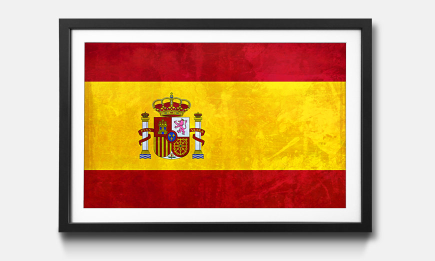 Bild gerahmt Spanien