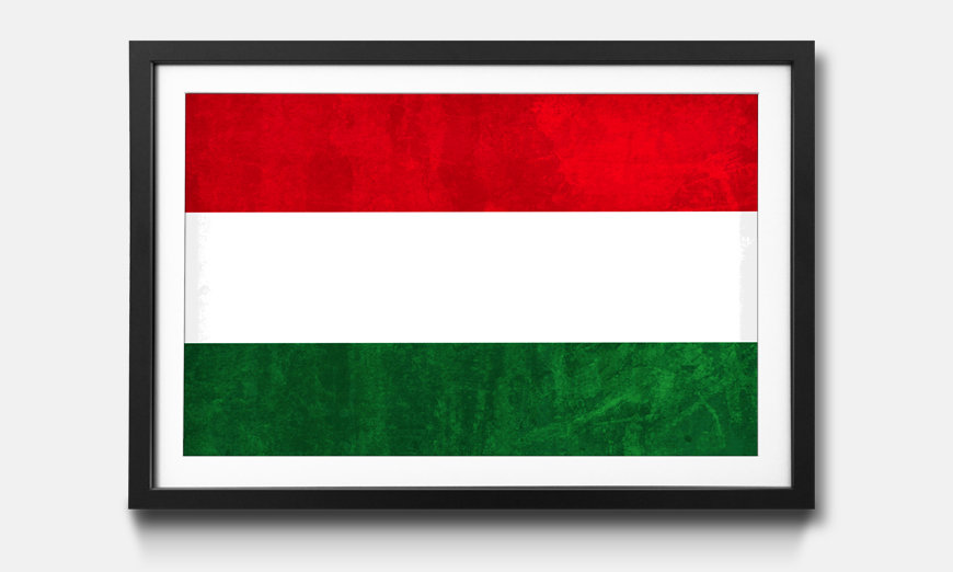 Das gerahmte Wandbild Ungarn