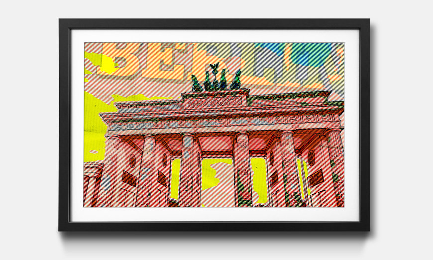 Der gerahmte Kunstdruck Berlin