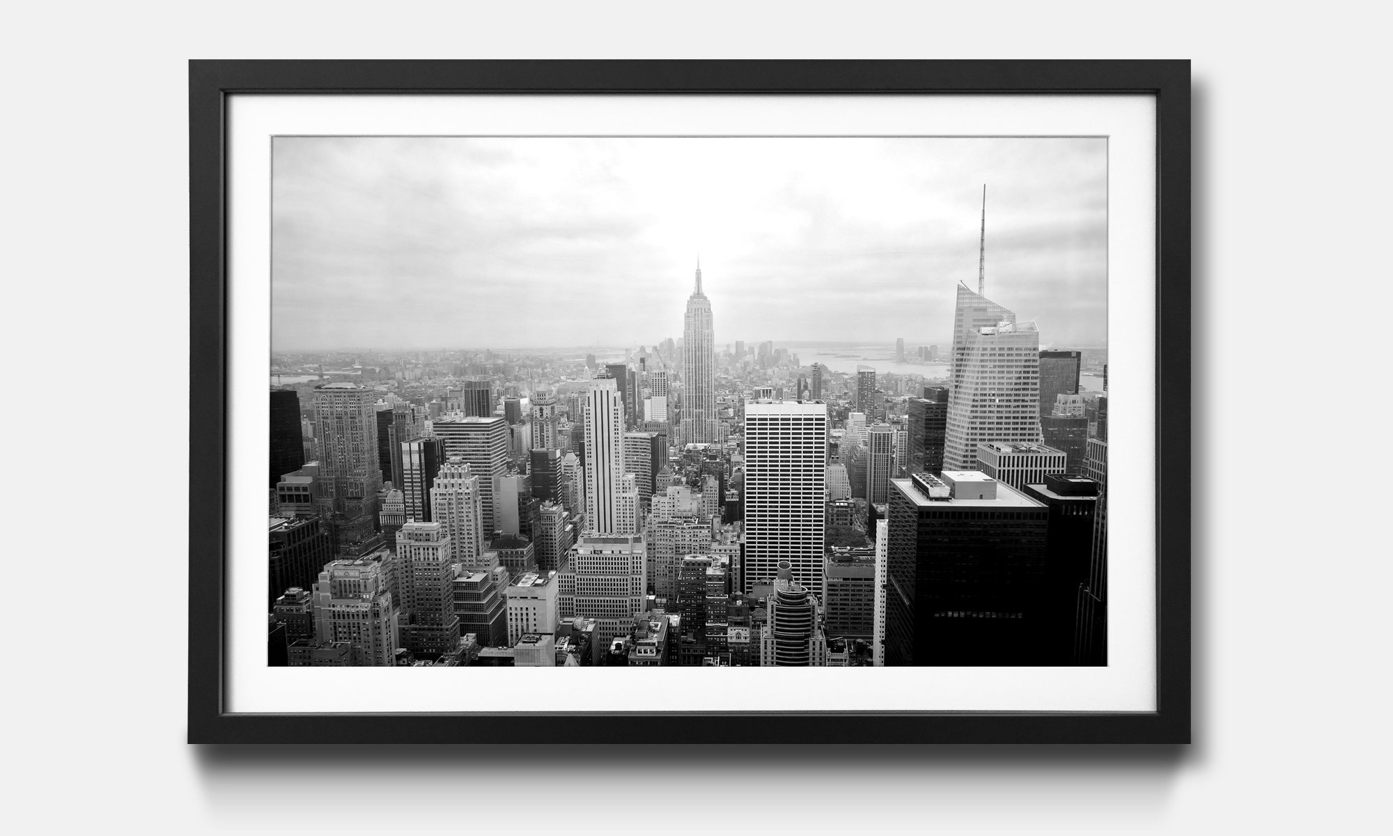 Wandbild Gerahmt New York Retro