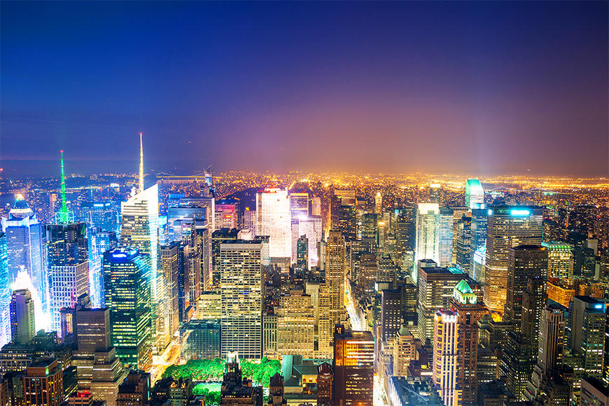 Die Vlies Foto Tapete Manhattan Sky