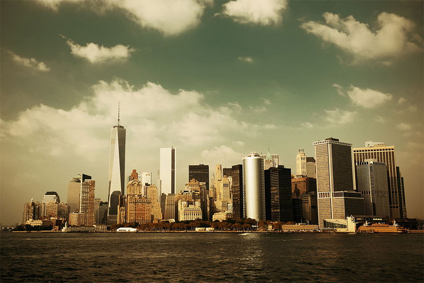 New York Tapete: Manhattan Skyline 