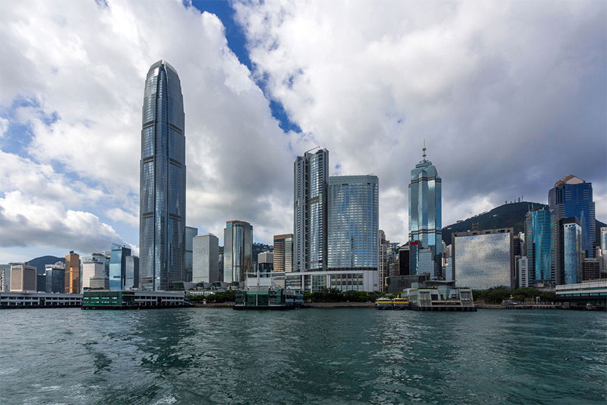 Vlies Foto-Tapete Hongkong in S bis XXL