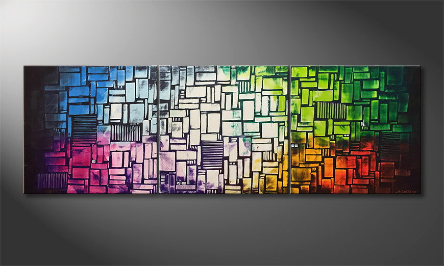 Vom Künstler Colors Of A City 240x80cm