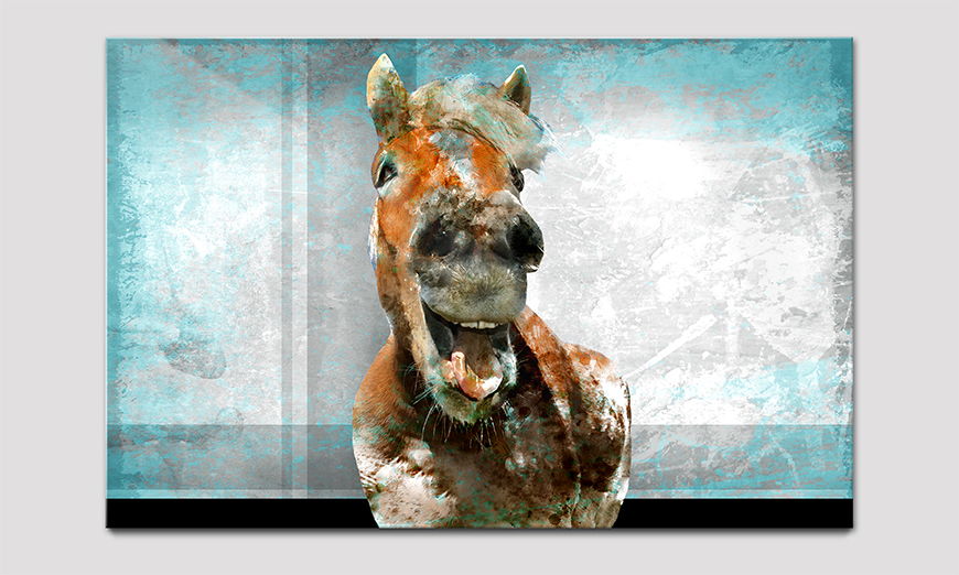 Das Acrylglasbild Happy Horse