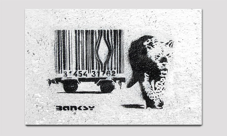 Das hochwertige Acrylglasbild Banksy No5