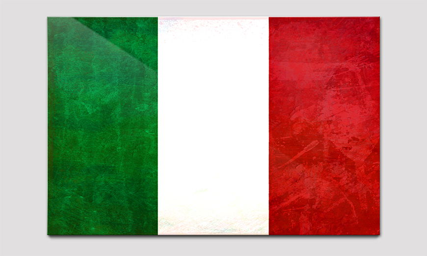 Das hochwertige Acrylglasbild Italien