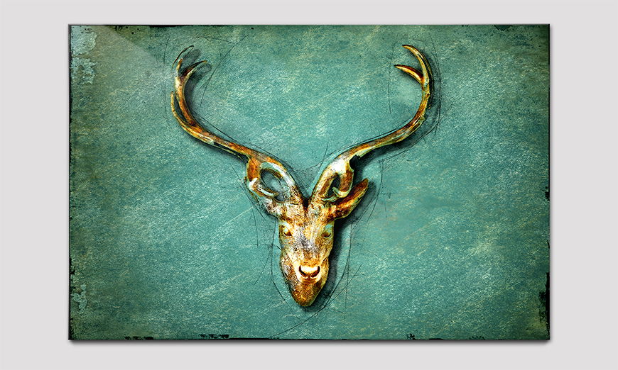 Das moderne Acrylglasbild The Deer