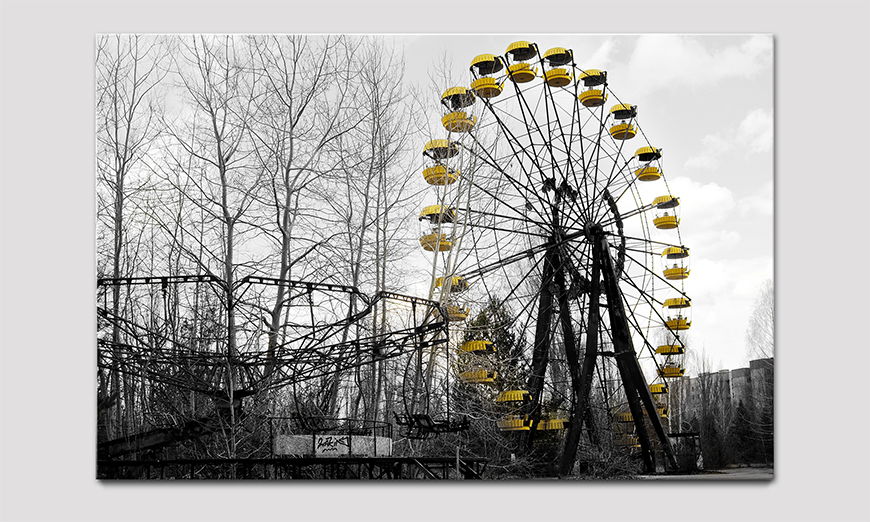 Qualitäsdruck hinter Acrylglas Ferris Wheel
