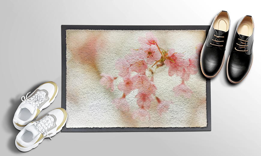 Nur hier: Fußmatte Cherry Blossoms 